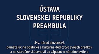 Preambula Ústavy SR