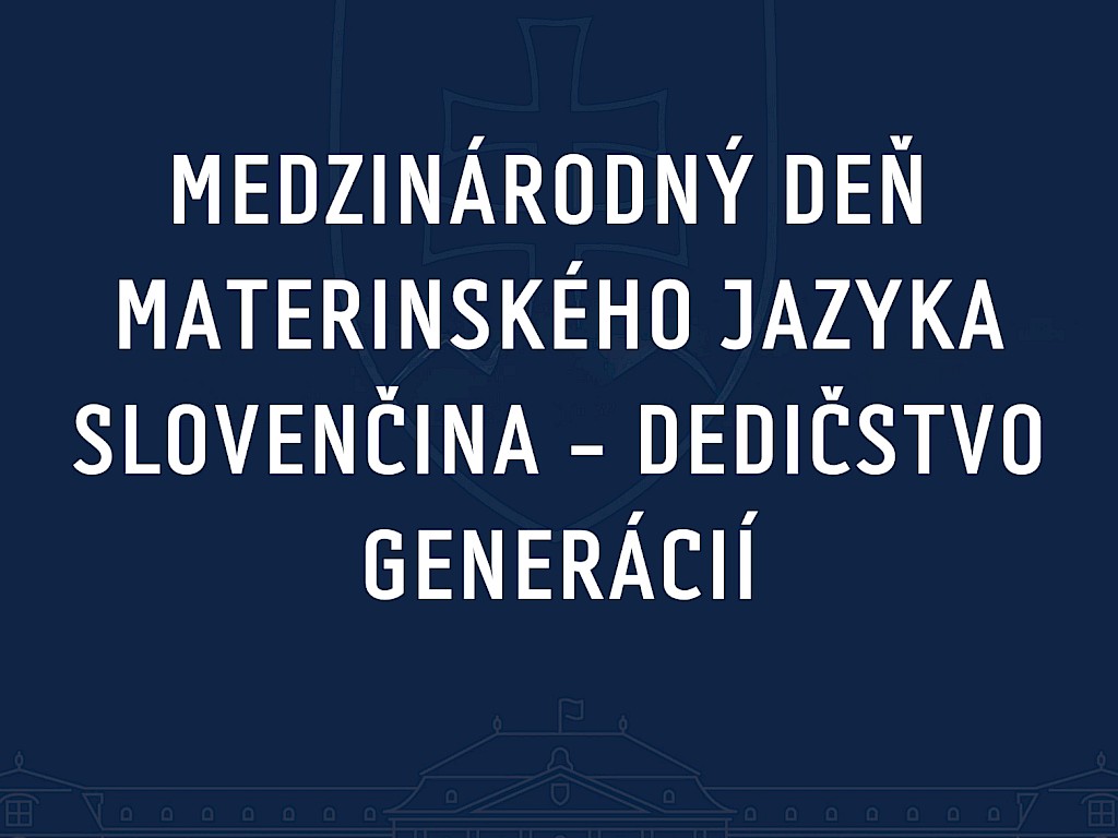 Fotogaléria k článku "Medzinároný deň materinského jazyka"