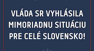 Vyhlásenie mimoriadnej situácie