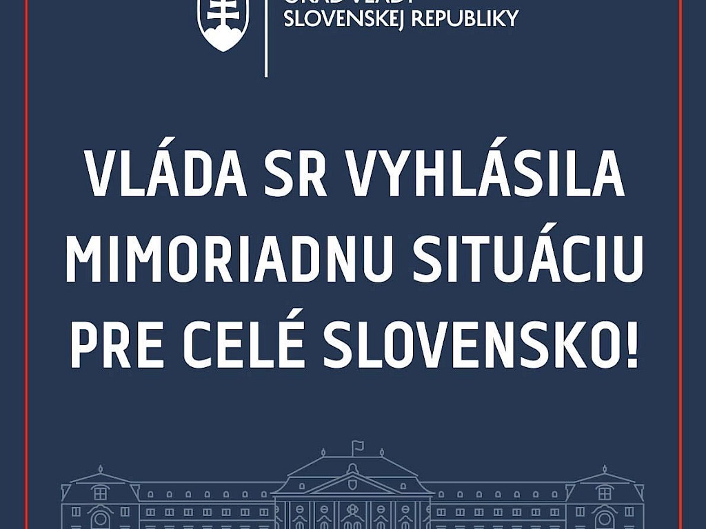 Fotogaléria k článku "Vyhlásenie mimoriadnej situácie"