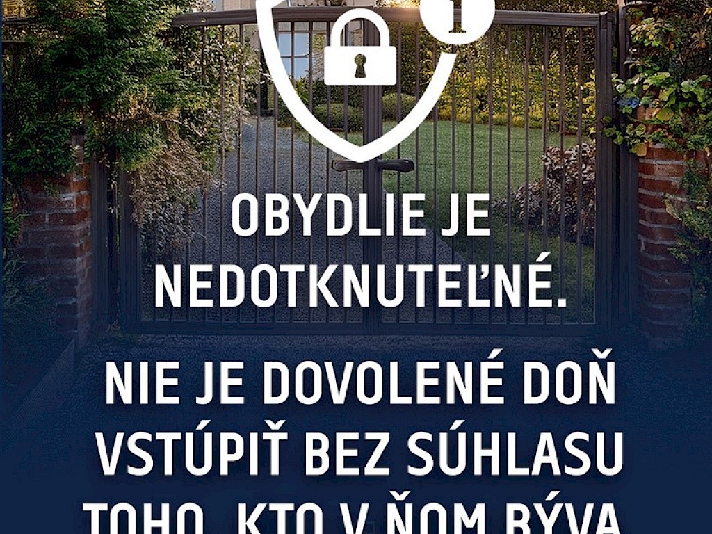 Fotogaléria k článku "Obydlie je nedotknuteľné.  Nie je dovolené doň vstúpiť bez súhlasu toho, kto v ňom býva."