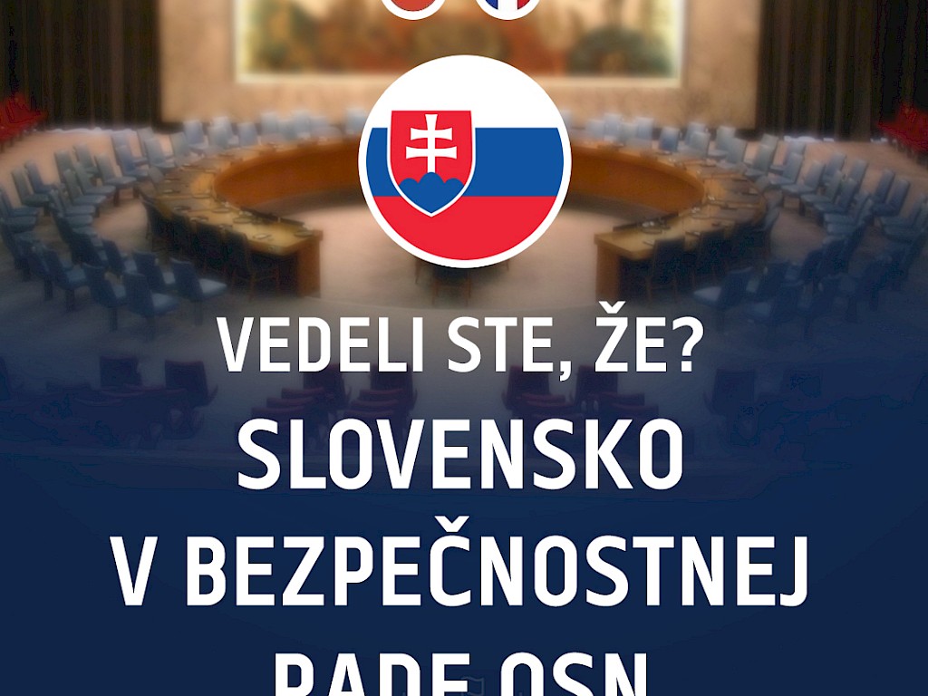 Fotogaléria k článku "Vedeli ste, že? Aj Slovensko sa podieľalo na rozhodovaní o mieri a bezpečnosti vo svete?"