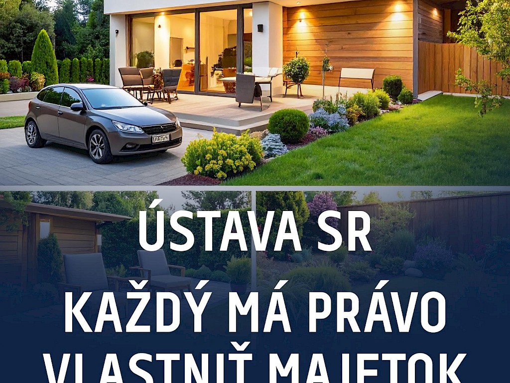 Fotogaléria k článku "Ústava SR: Každý má právo vlastniť majetok"